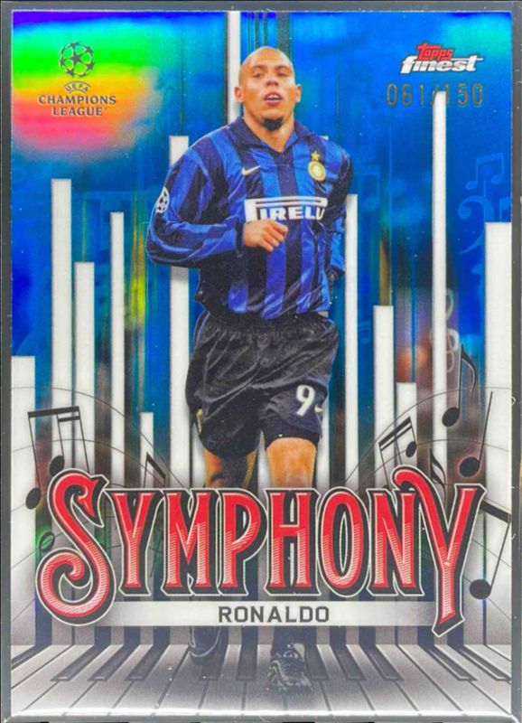 2024 Topps Finest UEFA Club Competitions #SY-7 Finest Symphony - Blue Refractor /150