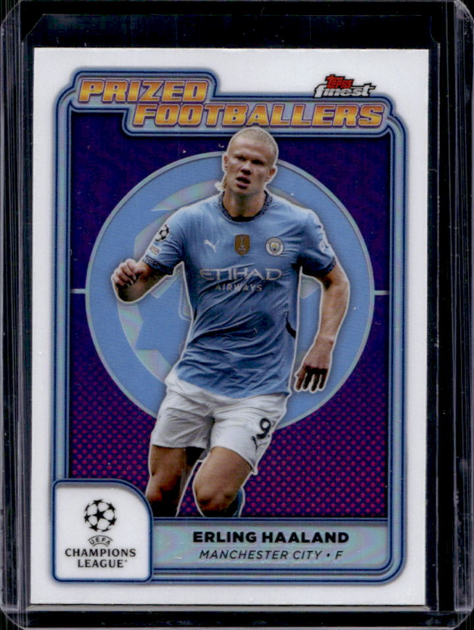 Erling Haaland 2024 Topps Finest UEFA Club Competitions #PF-22