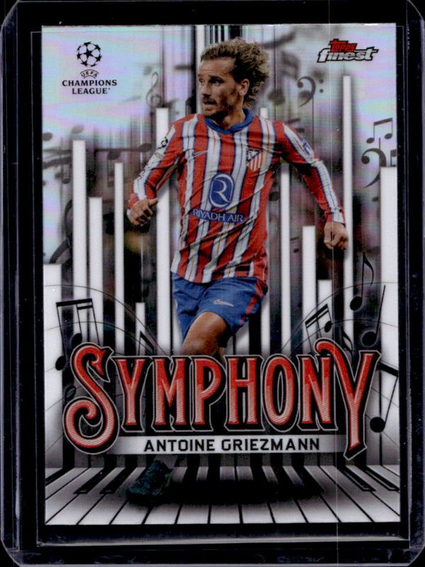 Antoine Griezmann 2024 Topps Finest UEFA Club Competitions #SY-23 Finest Symphony RAW