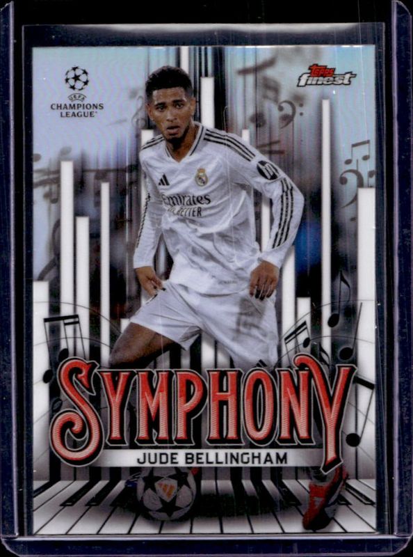 Jude Bellingham 2024 Topps Finest UEFA Club Competitions #SY-13 Finest Symphony RAW