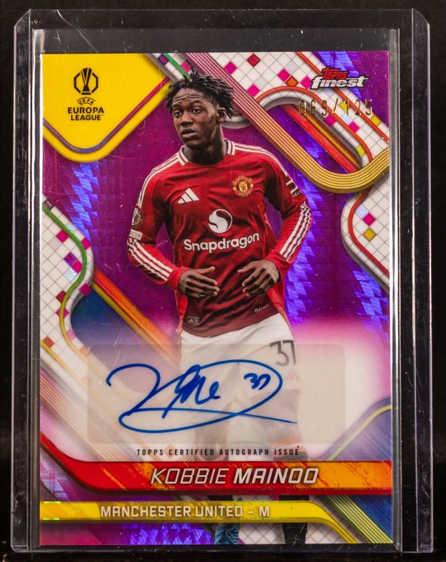 Kobbie Mainoo 2024 Topps Finest UEFA Club Competitions #BA-KB Base