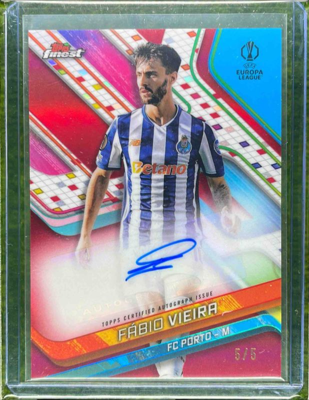 2024 Topps Finest UEFA Club Competitions #BA-FO Base Autographs - Red Refractor /5