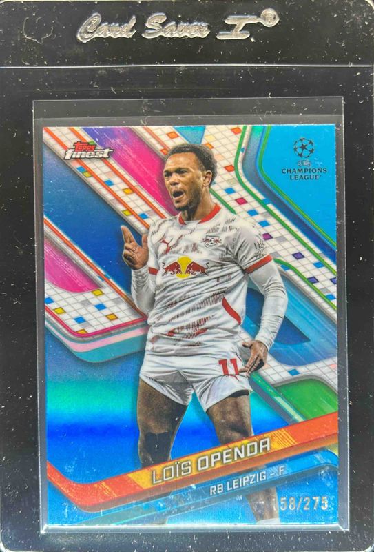2024 Topps Finest UEFA Club Competitions #25 Sky Blue Refractor /275
