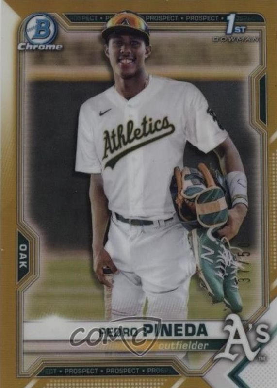 2021 Bowman Chrome #BCP-216 Prospects - Gold Refractor /50 (1st)