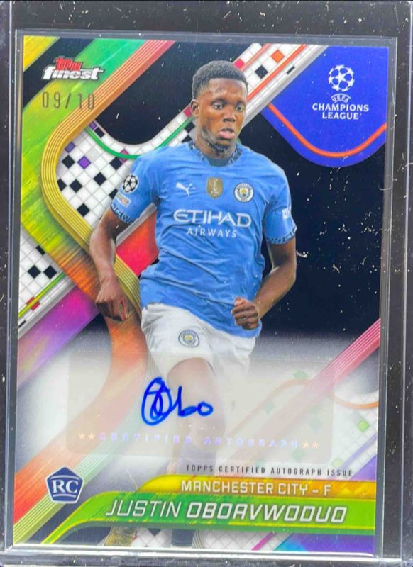 2024 Topps Finest UEFA Club Competitions #BA-JO Base Autographs - Black Refractor /10