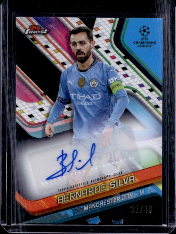 2024 Topps Finest UEFA Club Competitions #BA-BE Base Autographs - Black Refractor /10