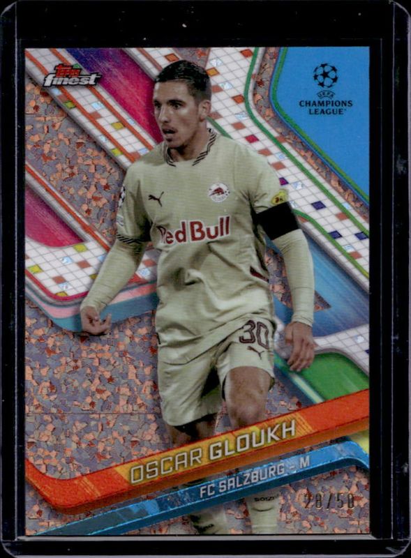2024 Topps Finest UEFA Club Competitions #13 Rose Gold Mini Diamond Refractor /50