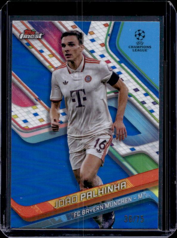 2024 Topps Finest UEFA Club Competitions #104 Blue Refractor /75