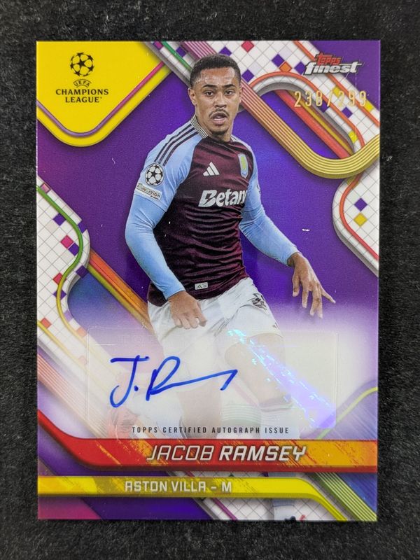 2024 Topps Finest UEFA Club Competitions #BA-RA Base Autographs - Purple Refractor /299