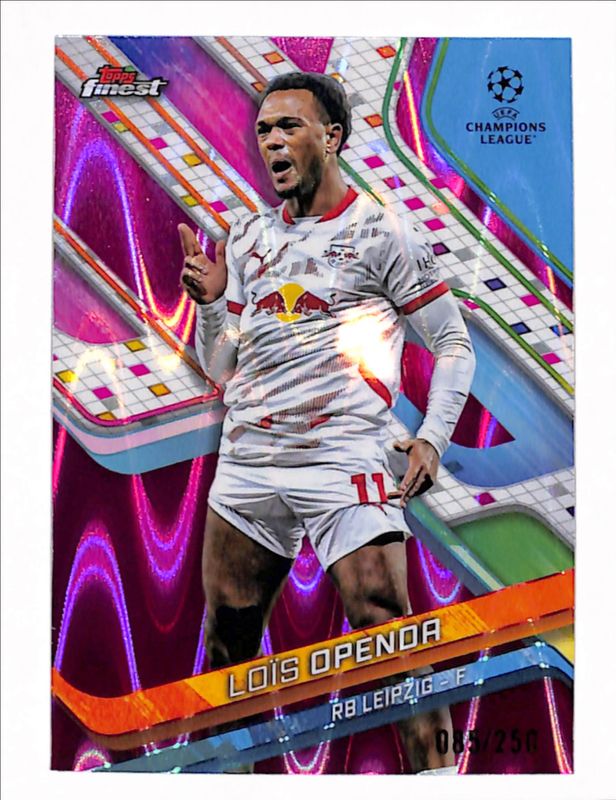 2024 Topps Finest UEFA Club Competitions #25 Pink RayWave Refractor /250
