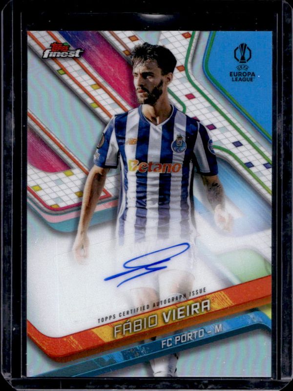 2024 Topps Finest UEFA Club Competitions #BA-FO Base Autographs - Blue Refractor /150