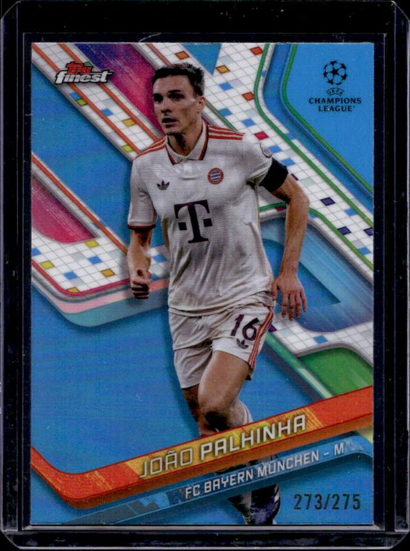 2024 Topps Finest UEFA Club Competitions #104 Sky Blue Refractor /275