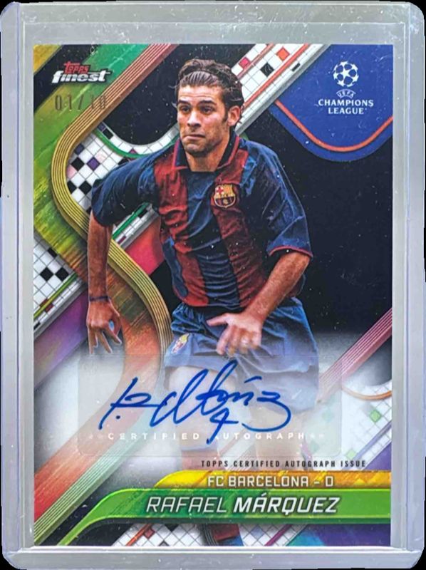 2024 Topps Finest UEFA Club Competitions #BA-MQ Base Autographs - Black Refractor /10