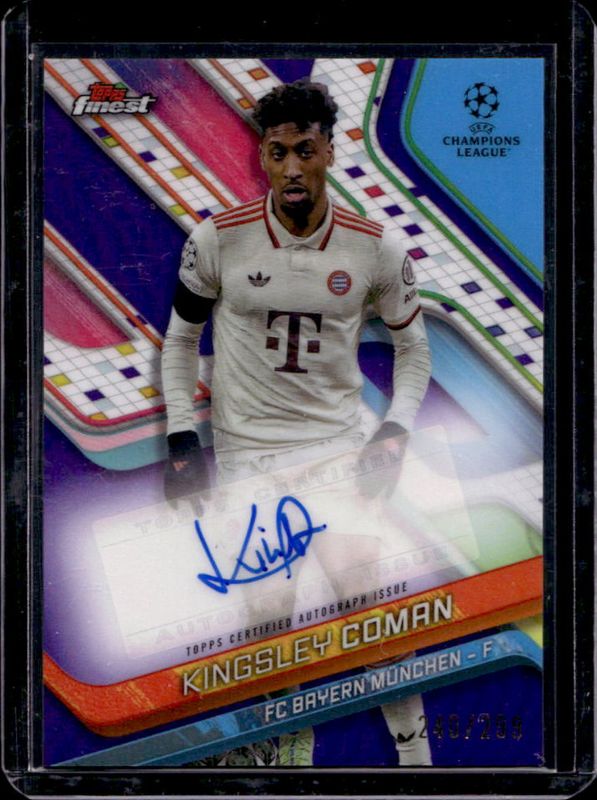 2024 Topps Finest UEFA Club Competitions #BA-KC Base Autographs - Purple Refractor /299