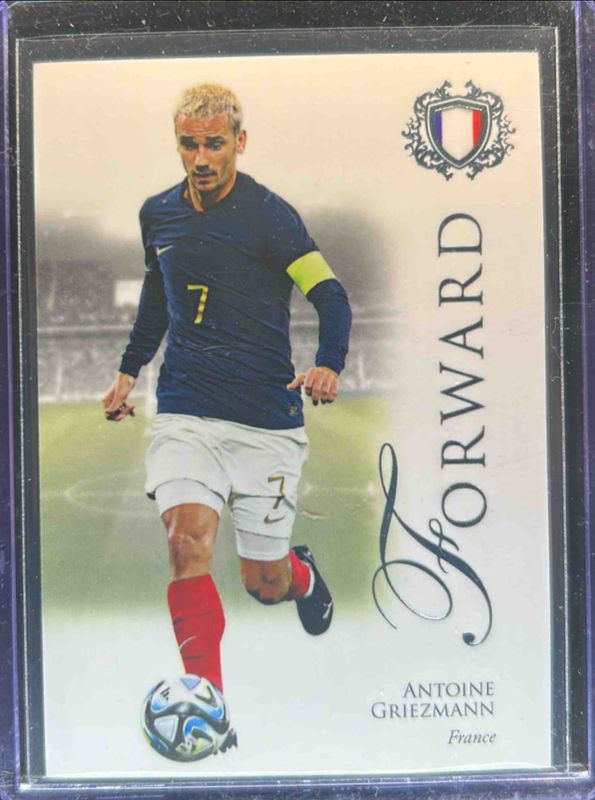 Antoine Griezmann 2023 Futera Unique World Football #067 Silver /69 RAW