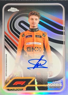 2024 Topps Chrome Formula 1 #CAC-NOR Autographs