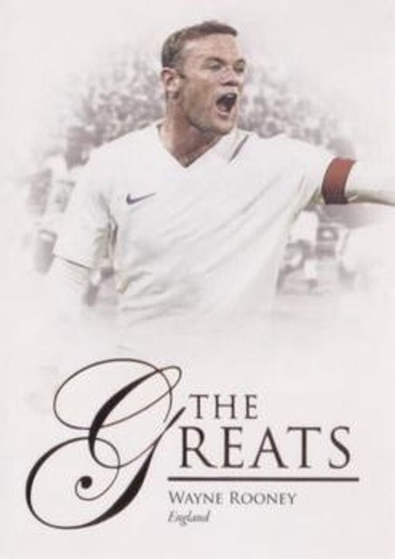 Wayne Rooney 2023 Futera Unique World Football #118 Base RAW