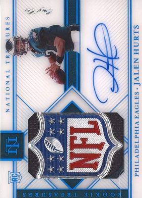 2020 National Treasures #RT-JAH Rookie Treasures - NFL Shield /1