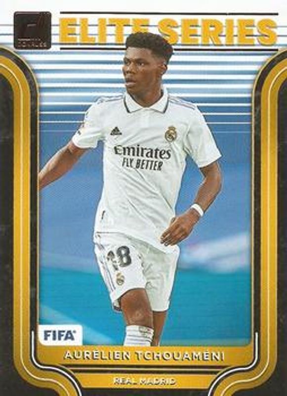 Aurelien Tchouameni 2022 Donruss #20 Elite Series Rookie RAW