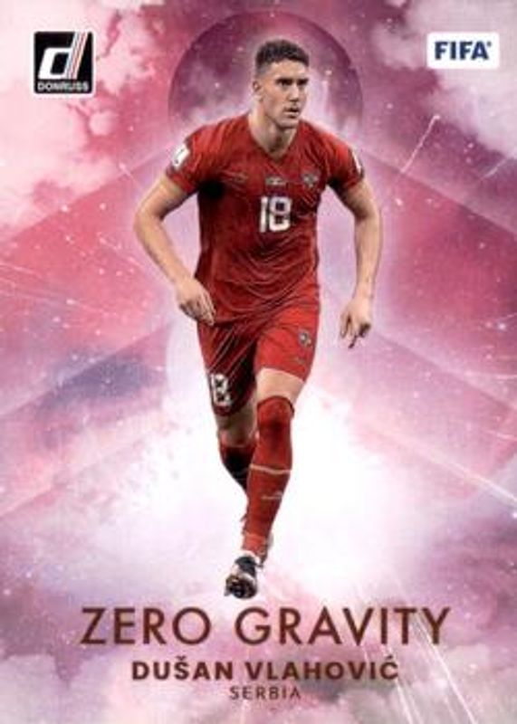Dusan Vlahovic 2022 Donruss #19 Zero Gravity RAW