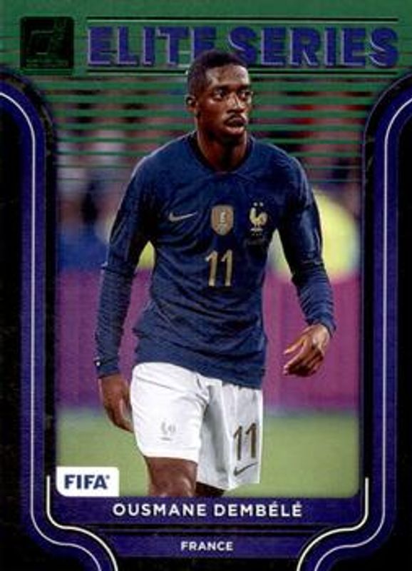 Ousmane Dembele 2022 Donruss #14 Elite Series - Green RAW