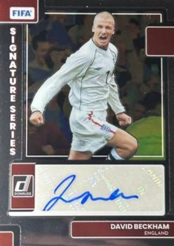 David Beckham 2022 Donruss #SS-DB Signatures Series RAW