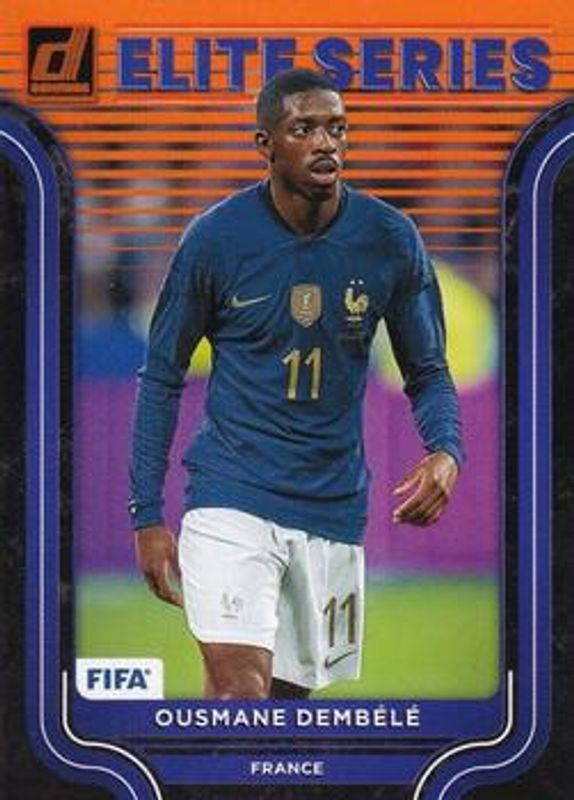 Ousmane Dembele 2022 Donruss #14 Elite Series - Orange RAW