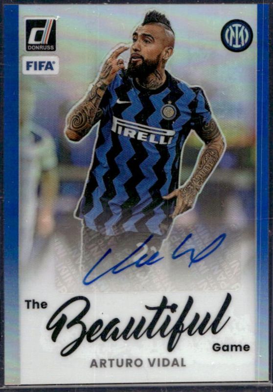 2022 Donruss #BA-AV The Beautiful Game Autographs - Blue /99