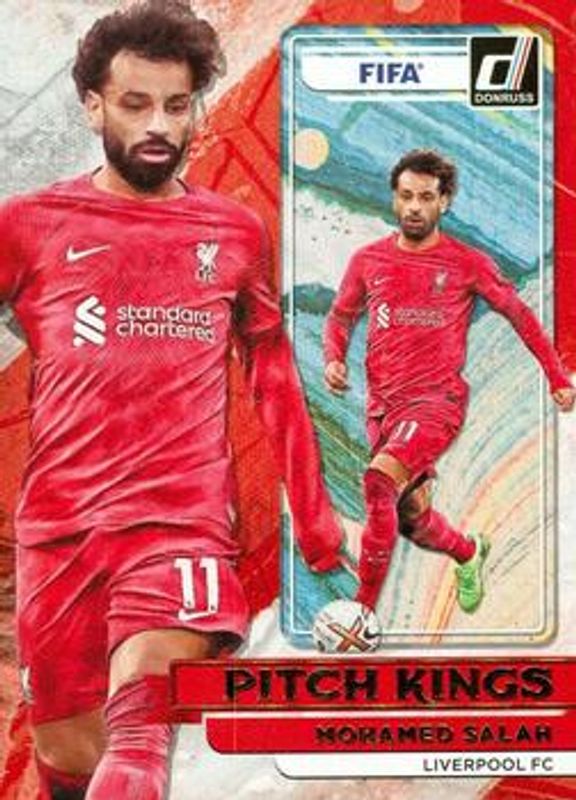 Mohamed Salah 2022 Donruss #15 Pitch Kings RAW