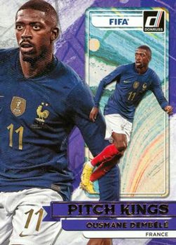 Ousmane Dembele 2022 Donruss #9 Pitch Kings RAW