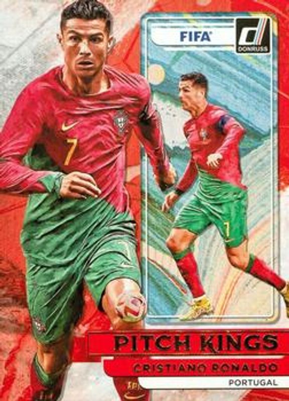 Cristiano Ronaldo 2022 Donruss #17 Pitch Kings RAW