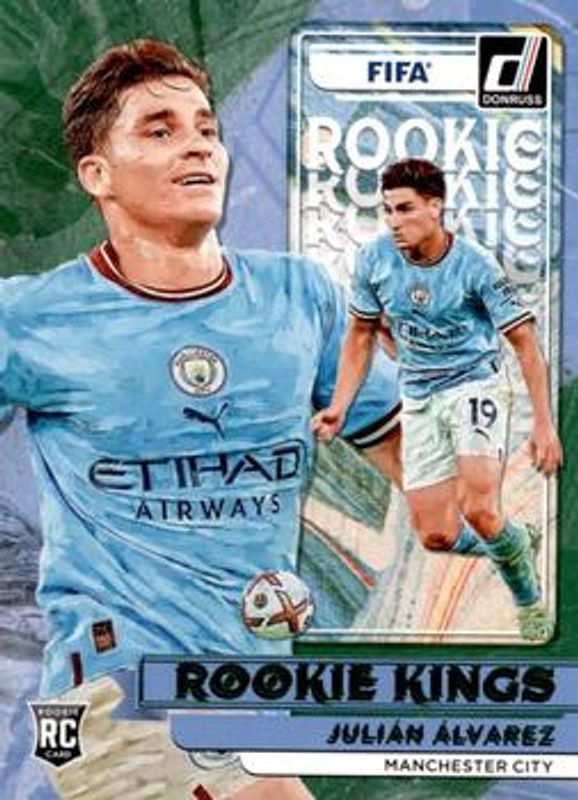Julian Alvarez 2022 Donruss #23 Rookie Kings - Green RAW