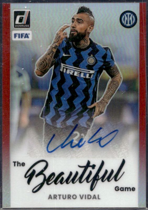 2022 Donruss #BA-AV The Beautiful Game Autographs - Red /49
