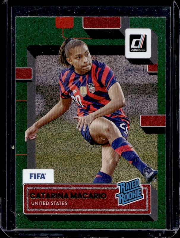 Catarina Macario 2022 Donruss #191 Green Rookie RAW