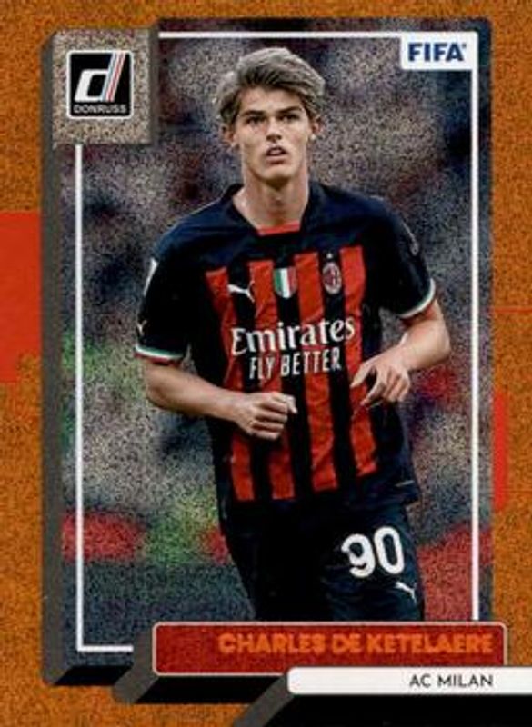 Charles de Ketelaere 2022 Donruss #1 Orange RAW