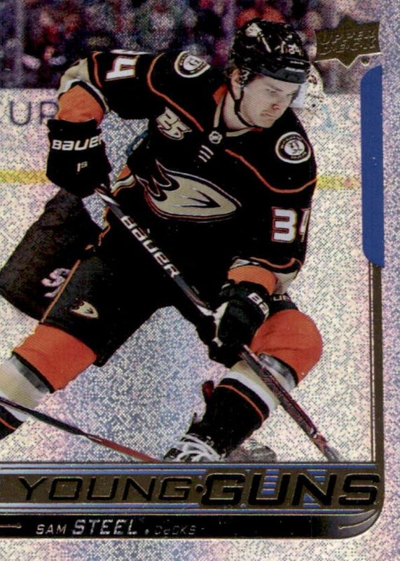 2018 Upper Deck #487 Young Guns - Speckled Rainbow Foil