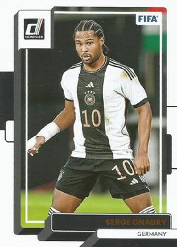 Serge Gnabry 2022 Donruss #62 Base RAW