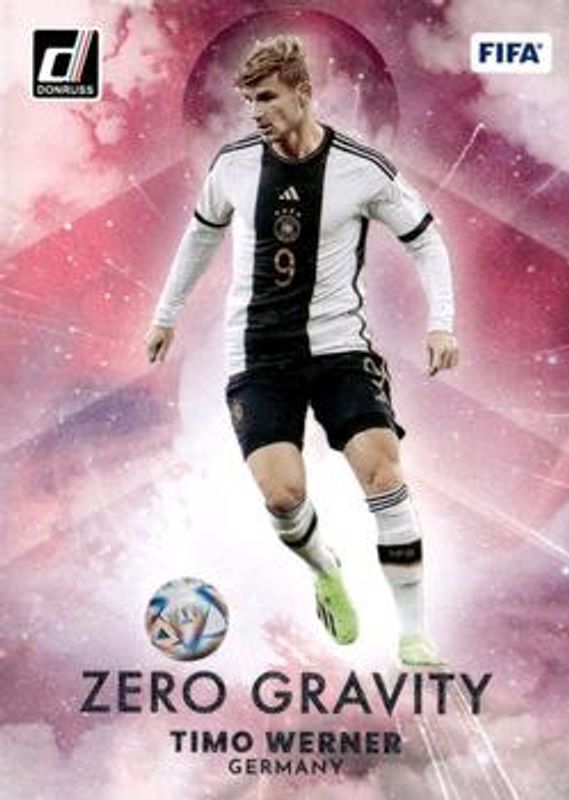 Timo Werner 2022 Donruss #13 Zero Gravity - Silver RAW