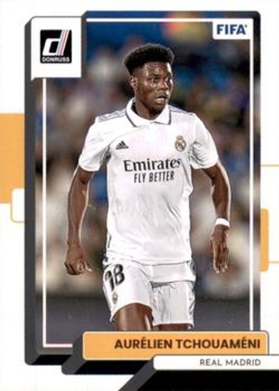 Aurelien Tchouameni 2022 Donruss #52 Base Rookie RAW