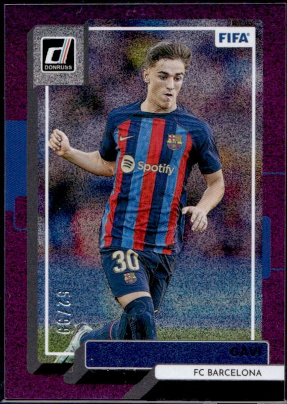 Gavi 2022 Donruss #32 Purple /99 RAW
