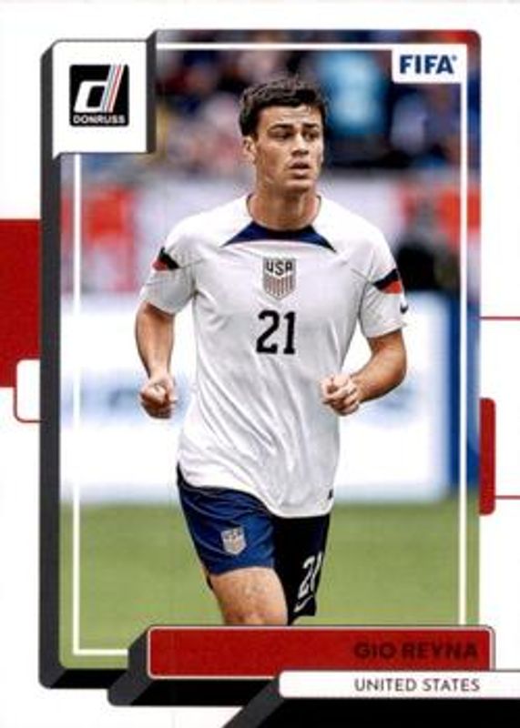 Giovanni Reyna 2022 Donruss #170 Base RAW