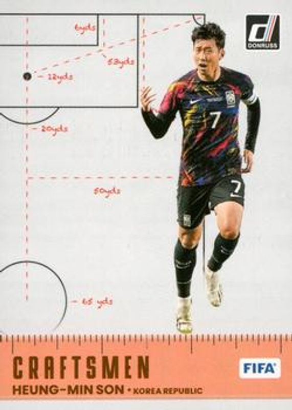 Heung-Min Son 2022 Donruss #18 Craftsmen RAW
