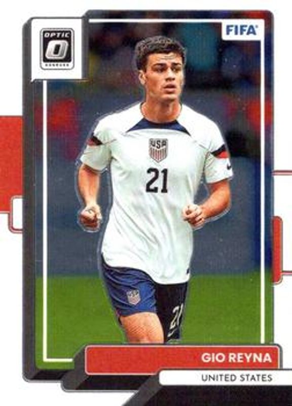 Giovanni Reyna 2022 Donruss #170 Optic RAW