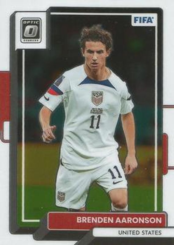 Brenden Aaronson 2022 Donruss #168 Optic RAW