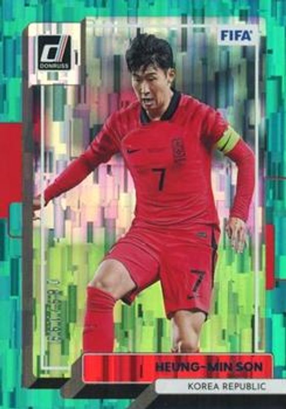 Heung-Min Son 2022 Donruss #70 Teal /199 RAW