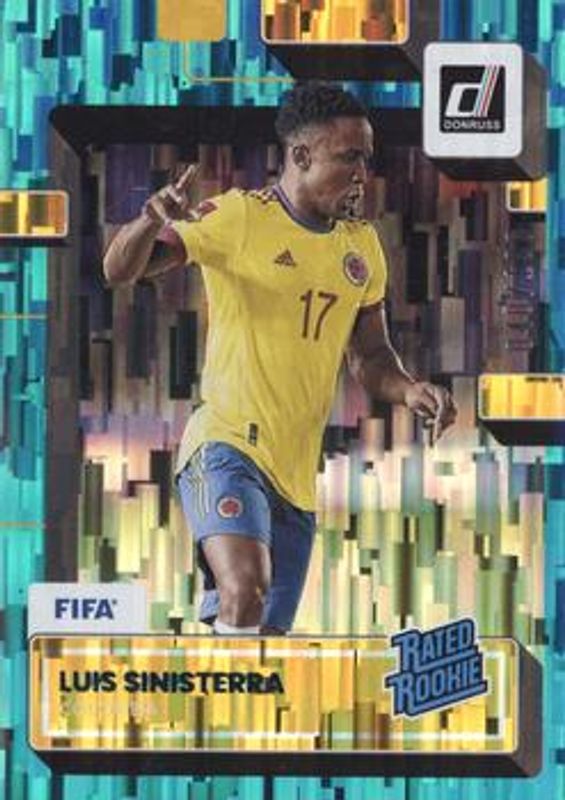 Luis Sinisterra 2022 Donruss #195 Teal /199 RAW