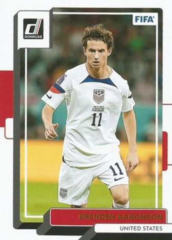 Brenden Aaronson 2022 Donruss #168 Base RAW