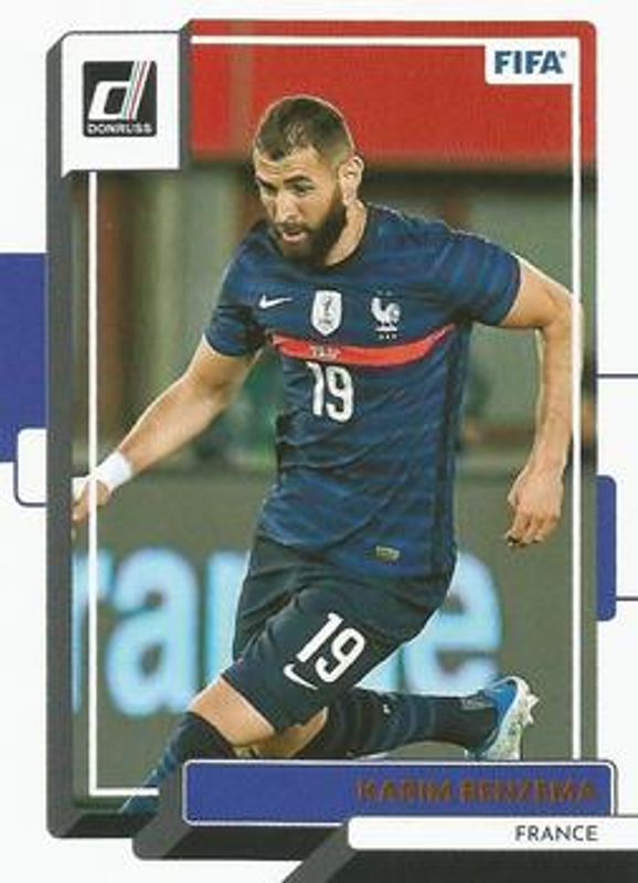 Karim Benzema 2022 Donruss #49 Base RAW