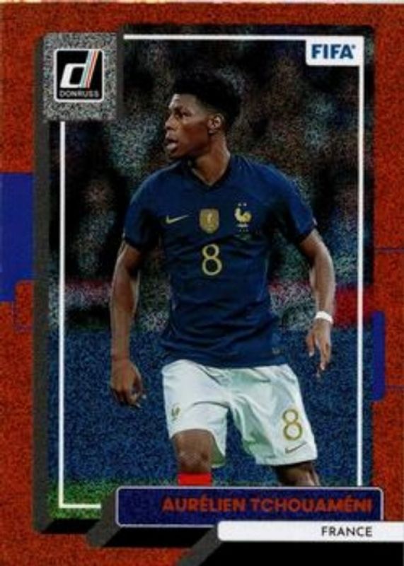 Aurelien Tchouameni 2022 Donruss #46 Orange Rookie RAW