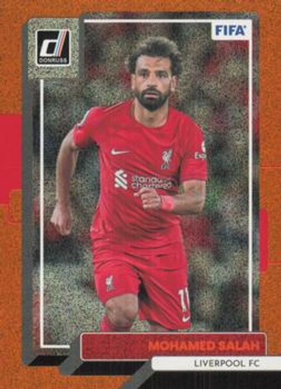 Mohamed Salah 2022 Donruss #76 Orange RAW